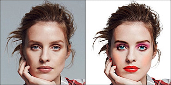 Glamour Retouch Example